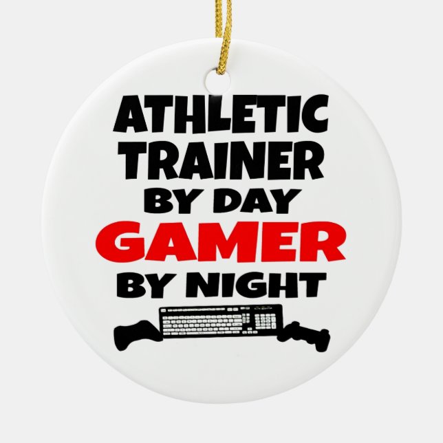 Adorno De Cerámica Atlético Trainer Gamer (Frente)