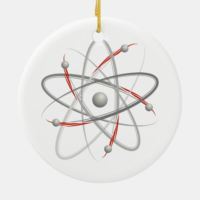 Adorno De Cerámica Átomo (002) (Atrás)