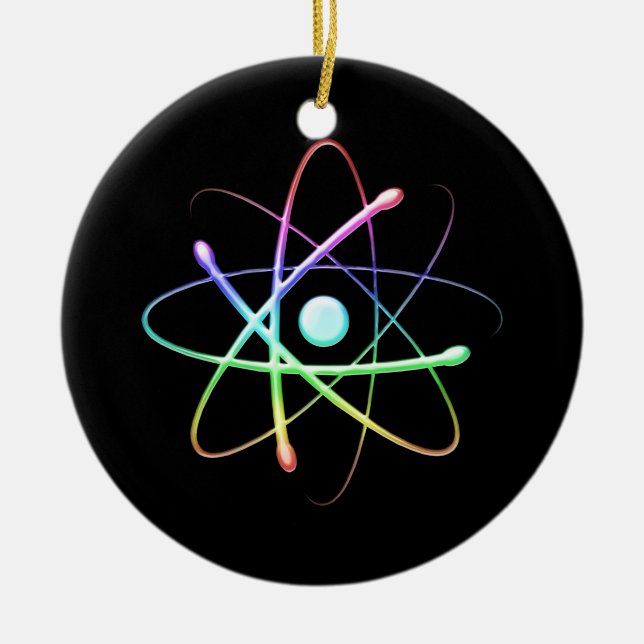 Adorno De Cerámica Átomo (008) (Frente)