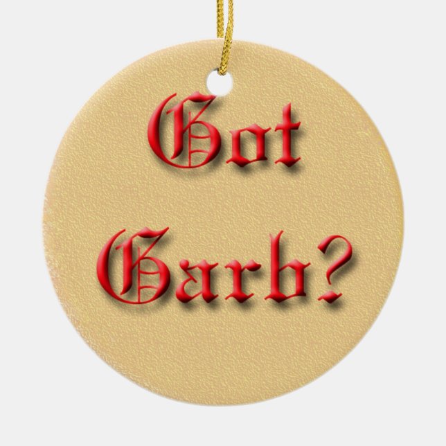 Adorno De Cerámica ¿Atuendo conseguido? (Frente)