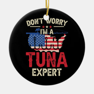 Adorno De Cerámica Atún Pesca Atún Pescado de aleta azul