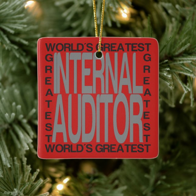 Adorno De Cerámica Auditor interno más grande del mundo (Árbol)