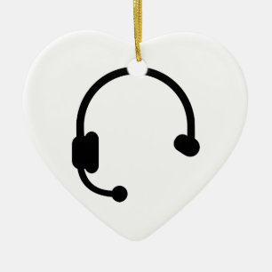 Adorno De Cerámica Auriculares de las auriculares