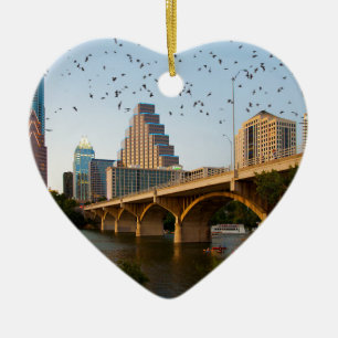 Adorno De Cerámica Austin, Texas Congress Bridge Bats