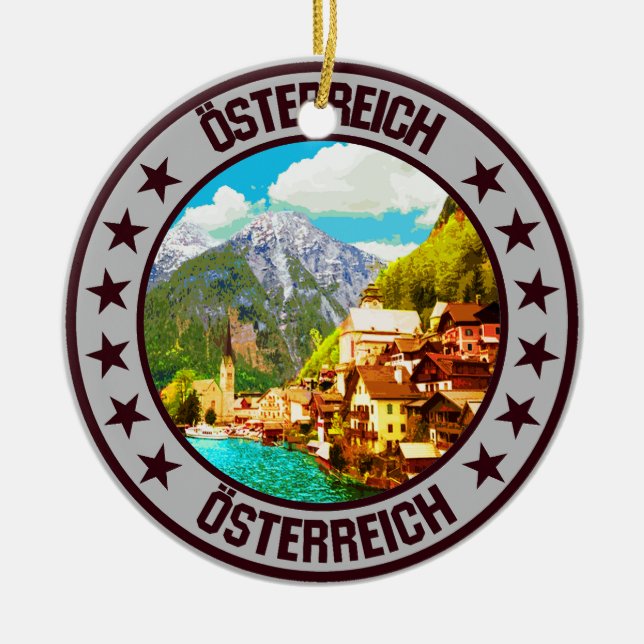 Adorno De Cerámica Austria (Frente)