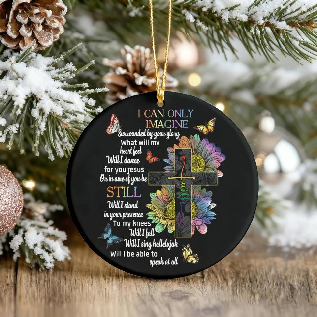 Adorno De Cerámica Autism Awareness I Can Only Imagine Jesus Faith T- (Subido por el creador)