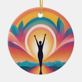 Adorno De Cerámica Autoamor y empoderamiento