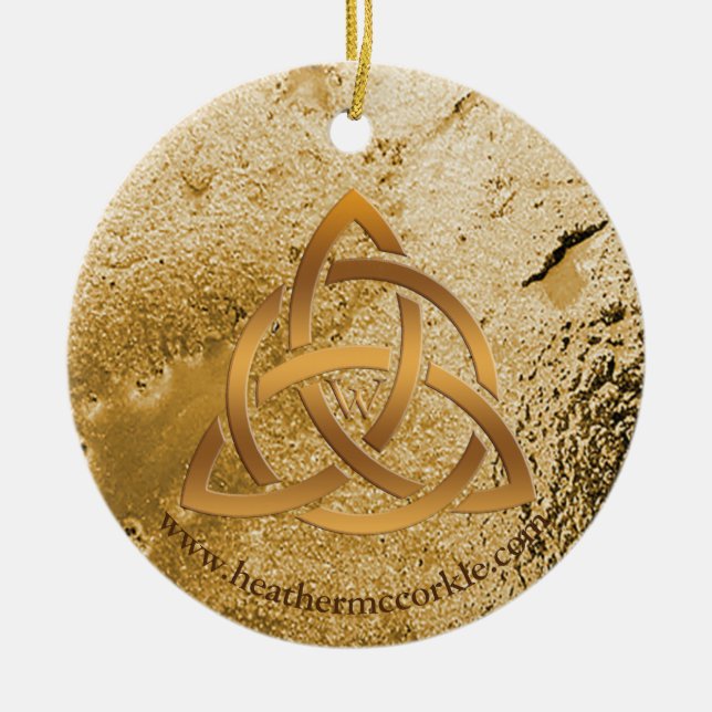 Adorno De Cerámica Autor Heather McCorkle Ornament (Frente)