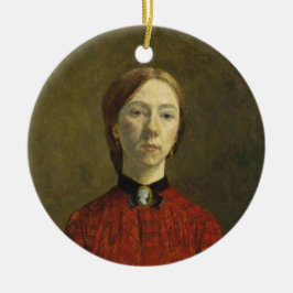 Adorno De Cerámica Autoretrato (de Gwen John)