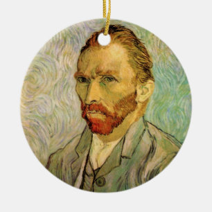 Adorno De Cerámica Autorretrato de Vincent van Gogh, Arte Antiguo de 