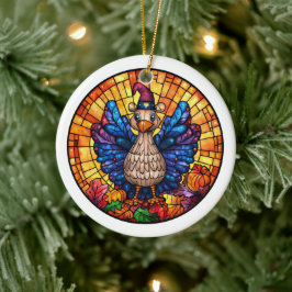 Adorno De Cerámica Autumn Wildlife