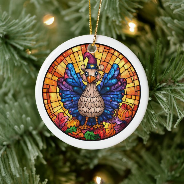 Adorno De Cerámica Autumn Wildlife (Árbol)