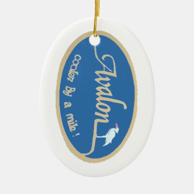 Adorno De Cerámica Avalon. (Frente)