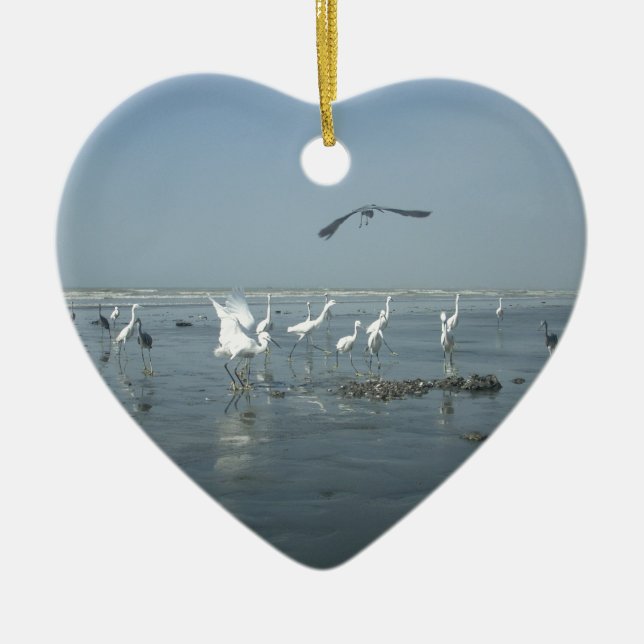 Adorno De Cerámica Aves blancas presentan hakuna matata.JPG (Frente)