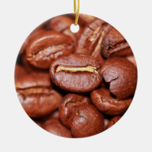 Adorno De Cerámica Aves de café tostadas