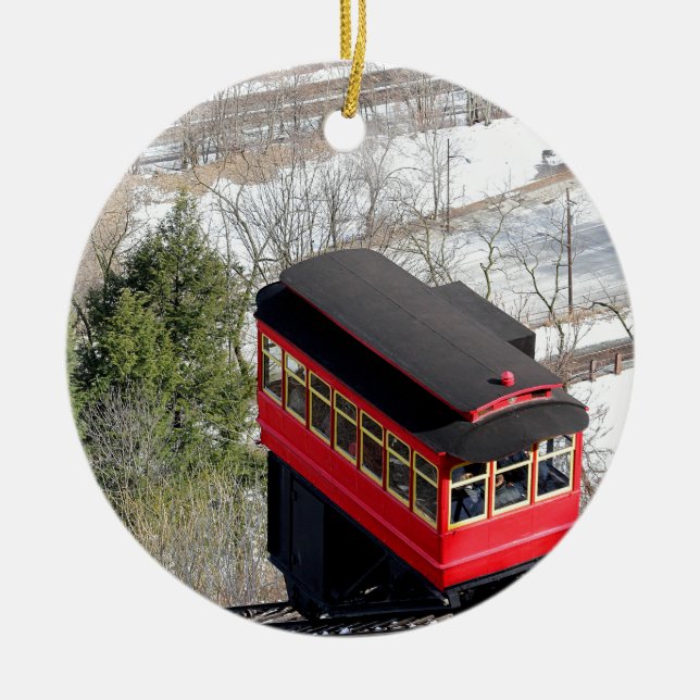 Adorno De Cerámica Avión de la pendiente de Pittsburgh (Frente)