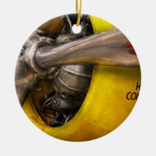 Adorno De Cerámica Avión - Piloto - Prop - Gaspa gemela