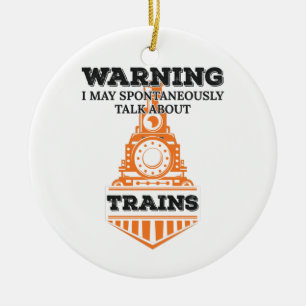 Adorno De Cerámica Aviso: Puedo Hablar Espontáneamente Con El Entusia