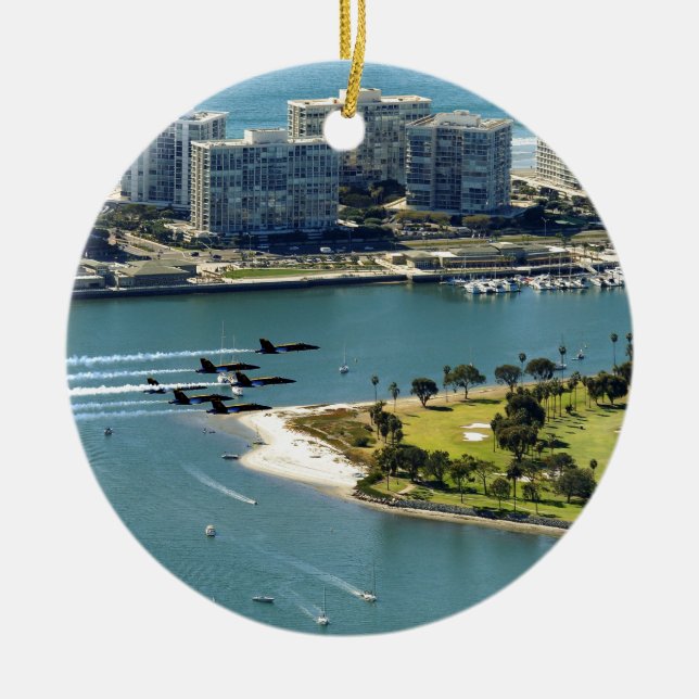 Adorno De Cerámica Avispones de San Diego (Frente)