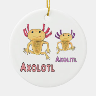 Adorno De Cerámica Axolotl Axolitl Pun