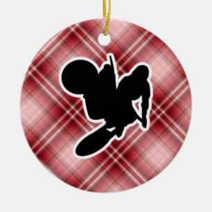 Adorno De Cerámica Azote del motocrós