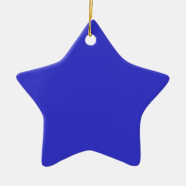Adorno De Cerámica Azul (Frente)