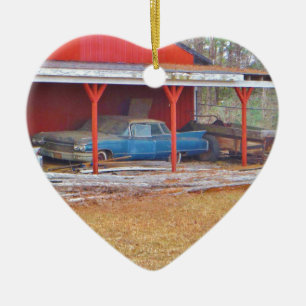 Adorno De Cerámica AZUL SADAND DEVILLE Antique 1960