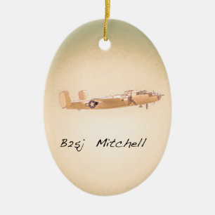 Adorno De Cerámica B norteamericano 25 Mitchell