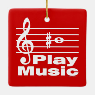 Adorno De Cerámica B Notación Musical Sharp