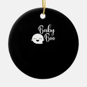 Adorno De Cerámica Baby Boo Halloween