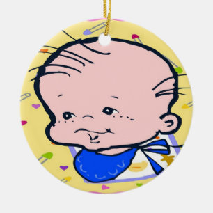 Adorno De Cerámica Baby First Christmas