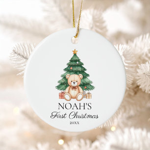 Adorno De Cerámica Baby First Christmas