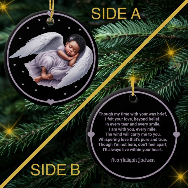 Adorno De Cerámica Baby Girl Angel Memorial Wind Chime (Subido por el creador)