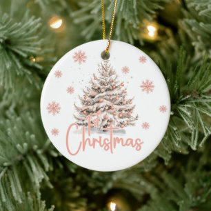 Adorno De Cerámica Baby’s First Christmas Ornament