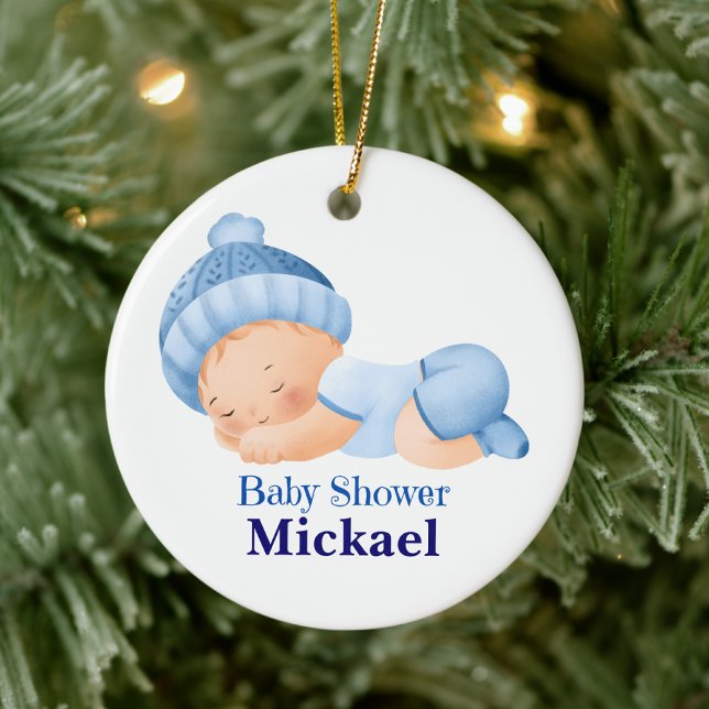 Adorno De Cerámica Baby Shower personalizado (Subido por el creador)