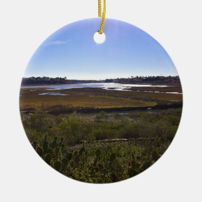 Adorno De Cerámica Back Bay, Newport Beach, California (Frente)