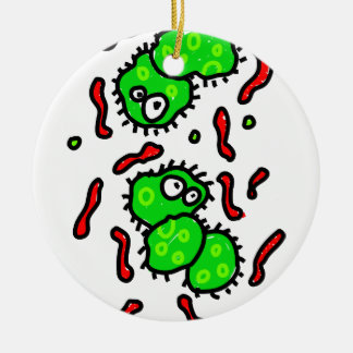 Adorno De Cerámica Bacteria