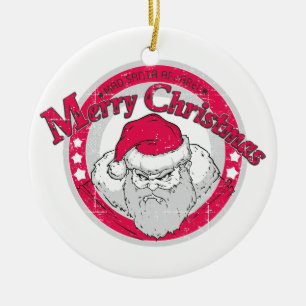 Adorno De Cerámica BAD Santa