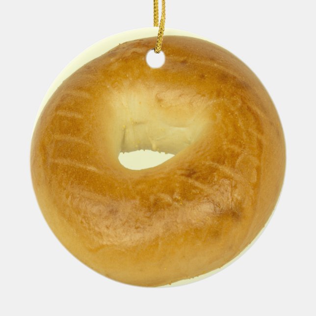 Adorno De Cerámica Bagel (Frente)