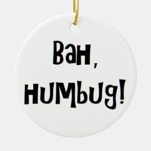 Adorno De Cerámica bah humbug