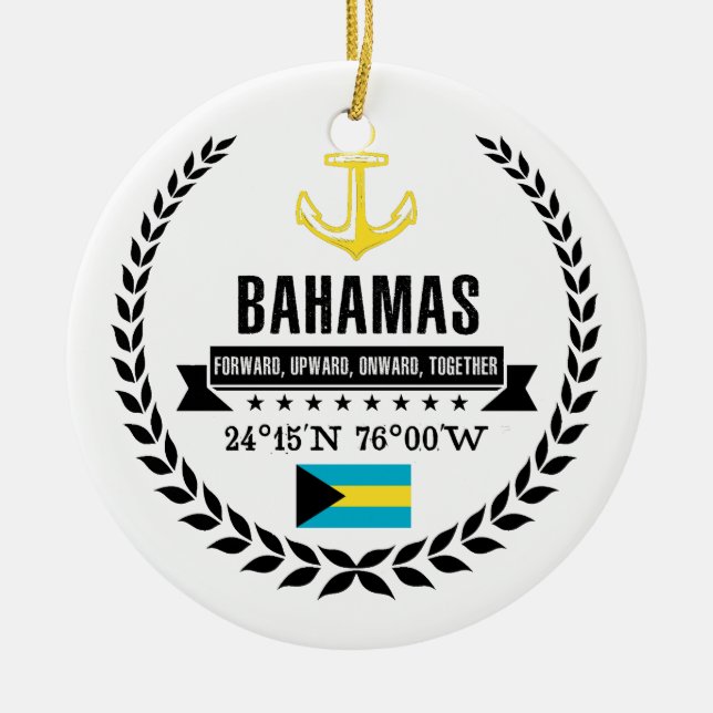 Adorno De Cerámica Bahamas (Frente)