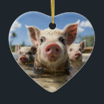 Adorno De Cerámica Bahamas Cerdos Nadando - Exuma Pig Beach Adventure<br><div class="desc">Descubra el paraíso tropical de las Bahamas con nuestra bandera de los "Cerdos Nadadores". Con los famosos cerdos Exuma, esta camisa es perfecta para todo aquel que sueñe con visitar la icónica playa de Cerdo. Ya sea que haya nadado con los cerdos o que quiera experimentar la aventura, este arte...</div>