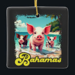 Adorno De Cerámica Bahamas Cerdos Nadando - Exuma Pig Beach Adventure<br><div class="desc">Descubra el paraíso tropical de las Bahamas con nuestra bandera de los "Cerdos Nadadores". Con los famosos cerdos Exuma, esta camisa es perfecta para todo aquel que sueñe con visitar la icónica playa de Cerdo. Ya sea que haya nadado con los cerdos o que quiera experimentar la aventura, este arte...</div>