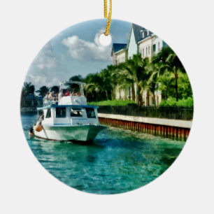 Adorno De Cerámica Bahamas: Isla del ferry al paraíso