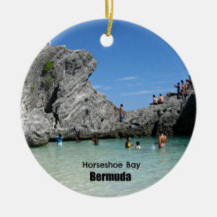 Adorno De Cerámica Bahía de Horseshoe, Bermudas
