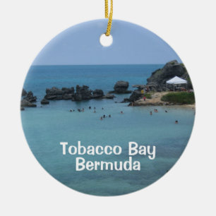 Adorno De Cerámica Bahía del tabaco en las Bermudas