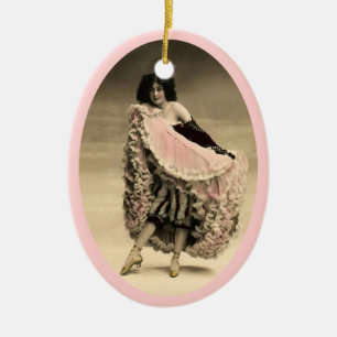 Adorno De Cerámica Bailarín 4 del Cancan