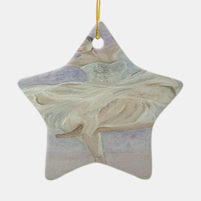 Adorno De Cerámica Bailarín de la bailarina (Frente)