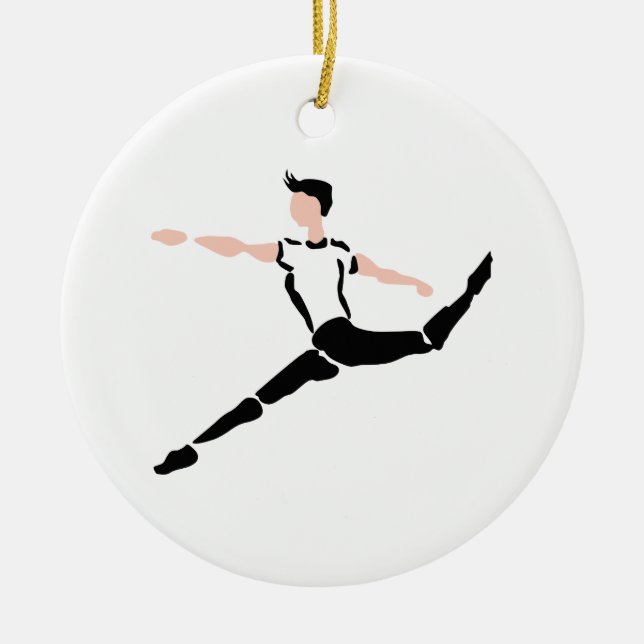 ADORNO DE CERÁMICA BAILARÍN DE SEXO MASCULINO (Frente)