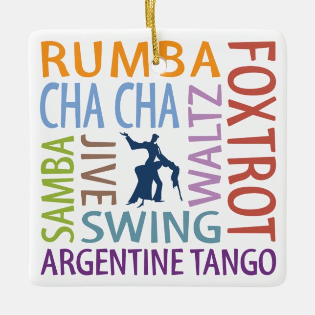 Adorno De Cerámica Bailarina (Anverso)